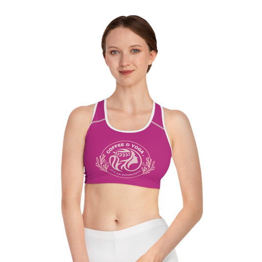 Pink Sports Bra - COFFEEBRE