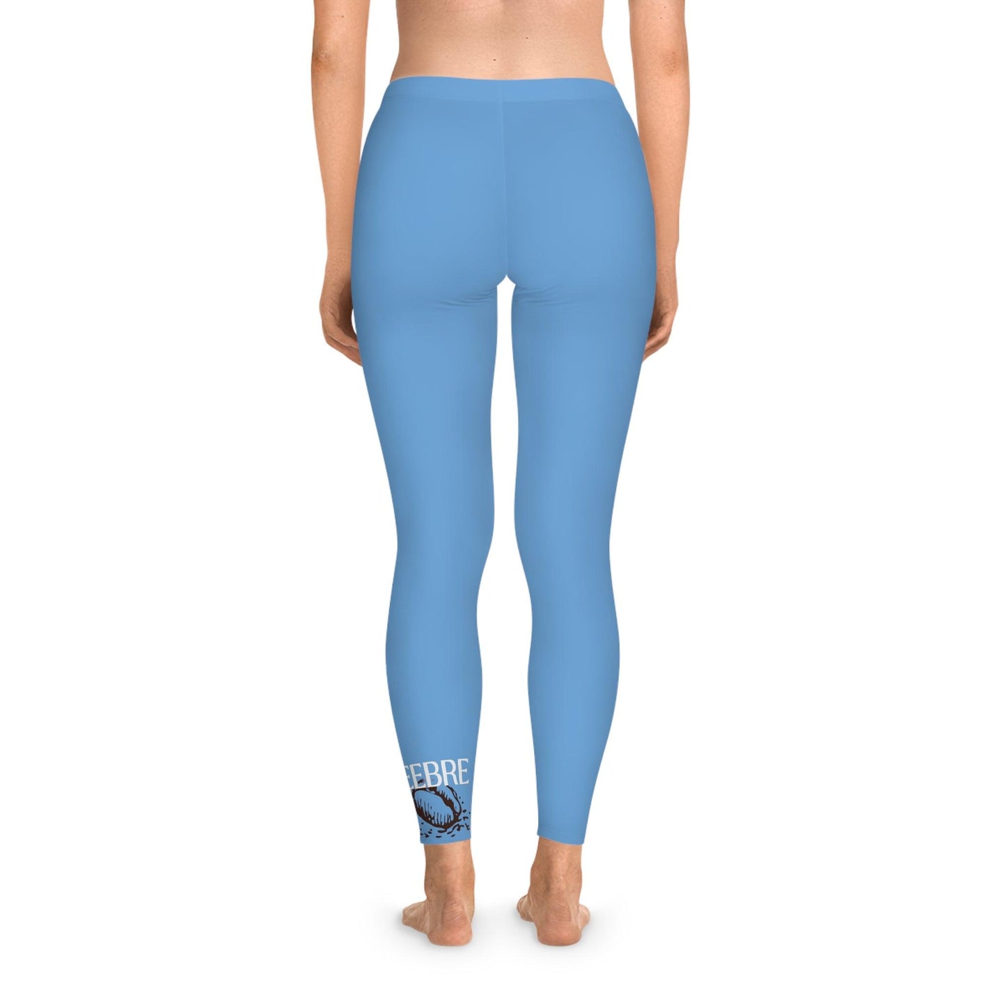 Stretchy Light Blue Leggings - COFFEEBRE
