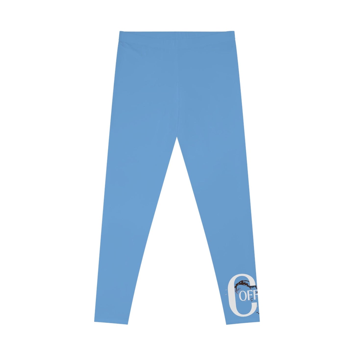 Stretchy Light Blue Leggings - COFFEEBRE
