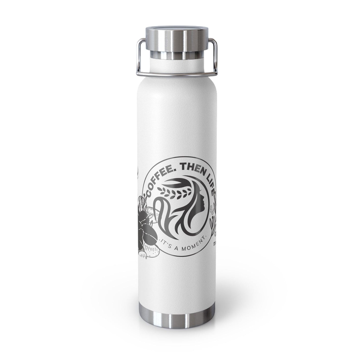Travel Copper Vacuum Insulated Bottle Tumbler, 22oz - COFFEEBRE