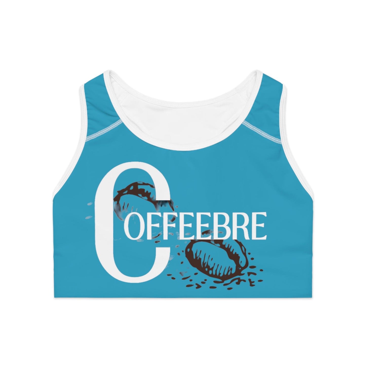 Turquoise Sports Bra - COFFEEBRE