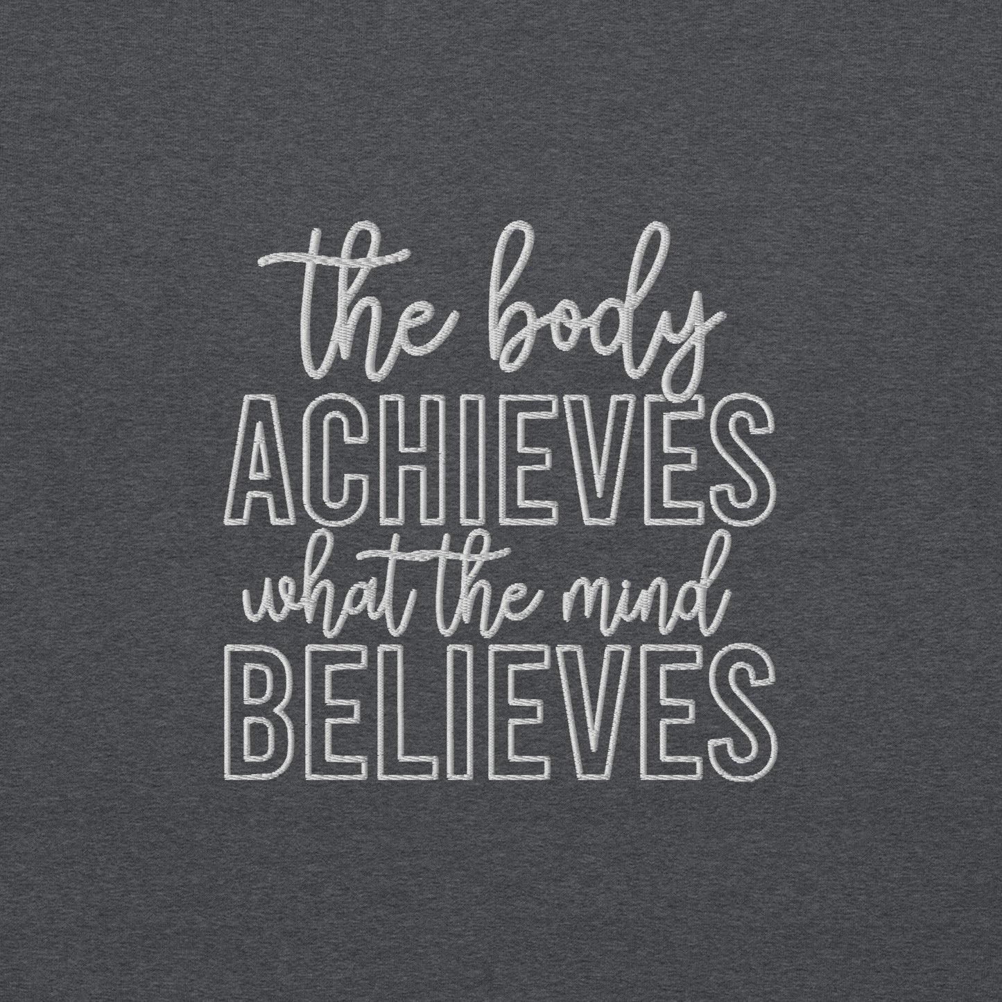 Athletic Embroidered Fitness Sweatshirt - COFFEEBRE