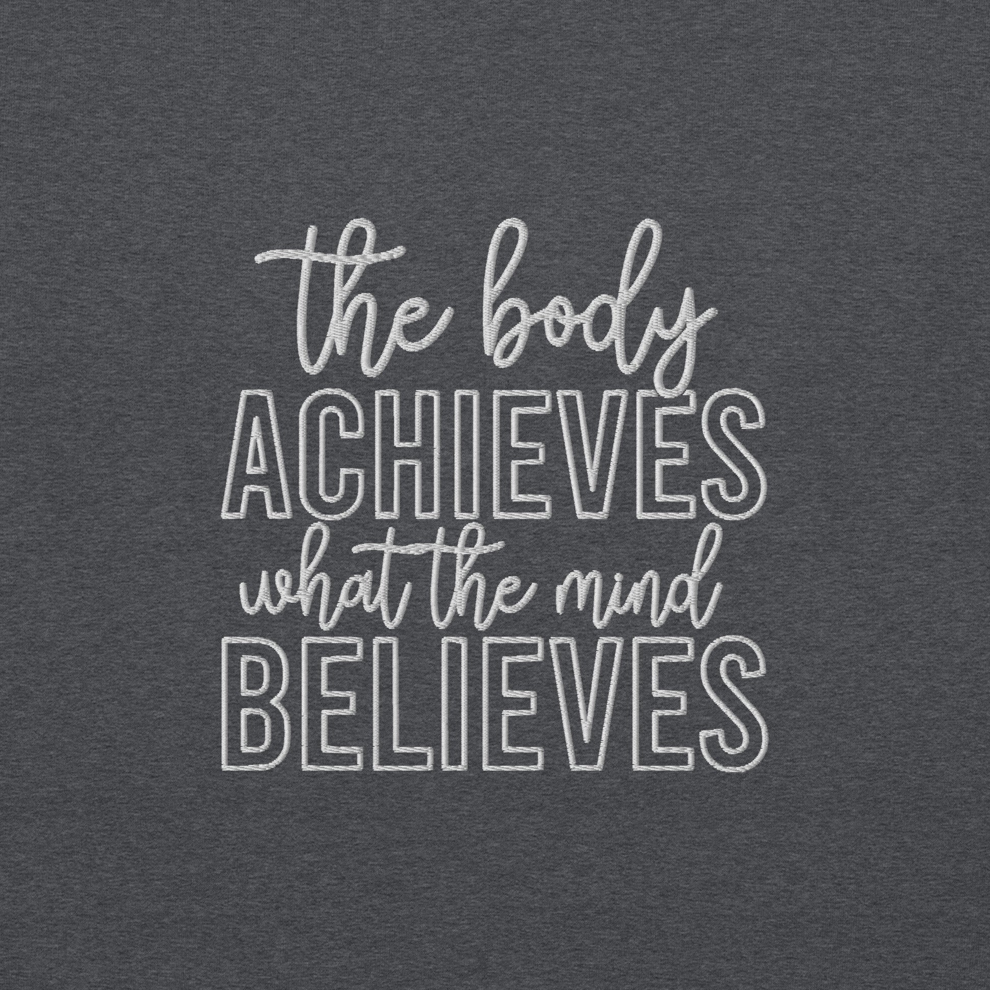 Athletic Embroidered Fitness Sweatshirt - COFFEEBRE