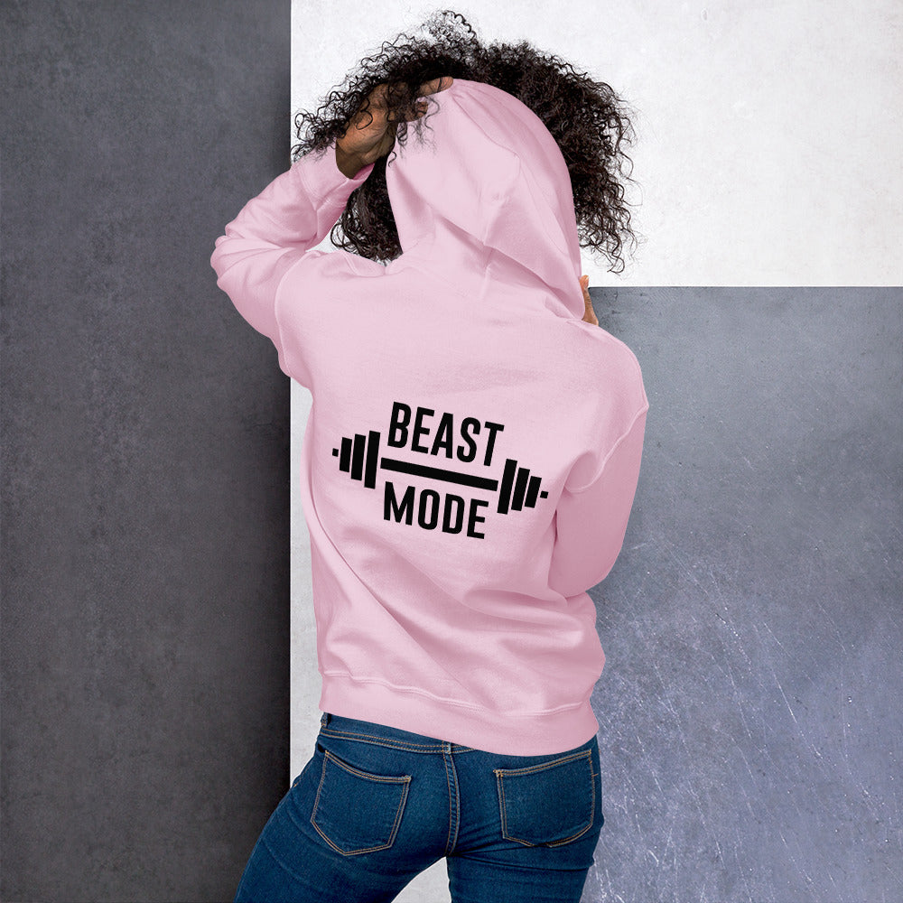 Beast Mode Embroidered Fitness Athletic Hoodie -COFFEEBRE