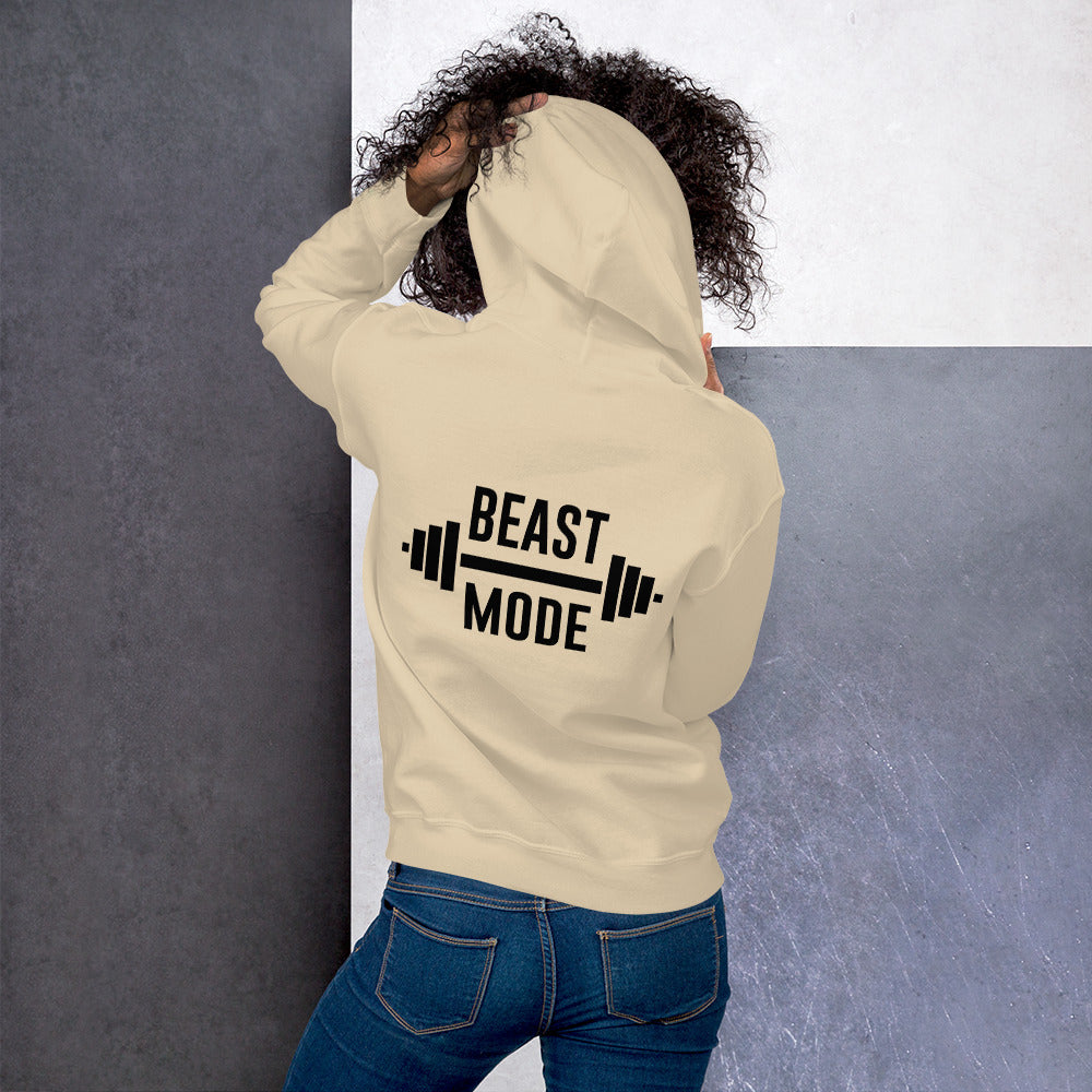 Beast Mode Embroidered Fitness Athletic Hoodie - COFFEEBRE