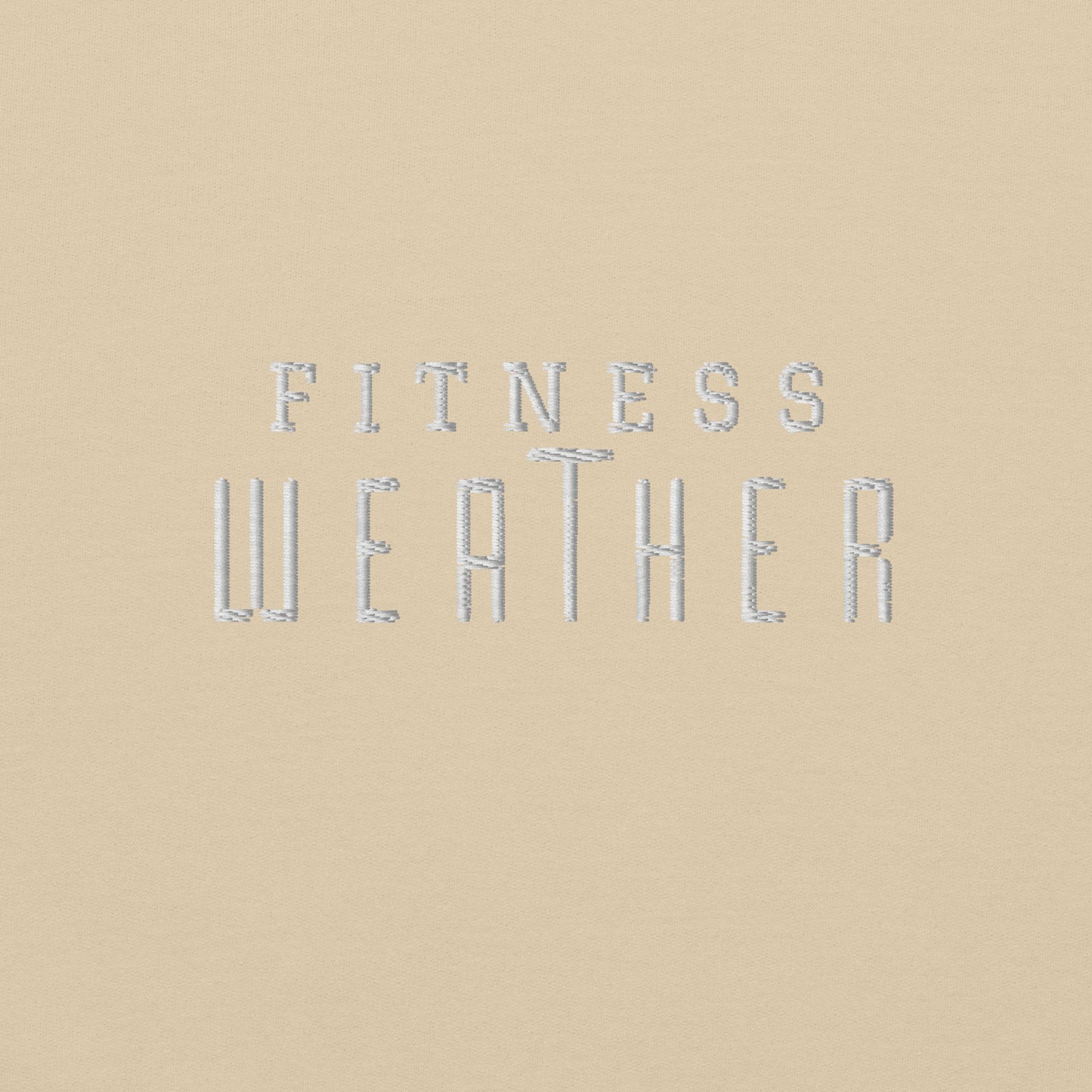 Fitness Weather Embroidered Hoodie - COFFEEBRE