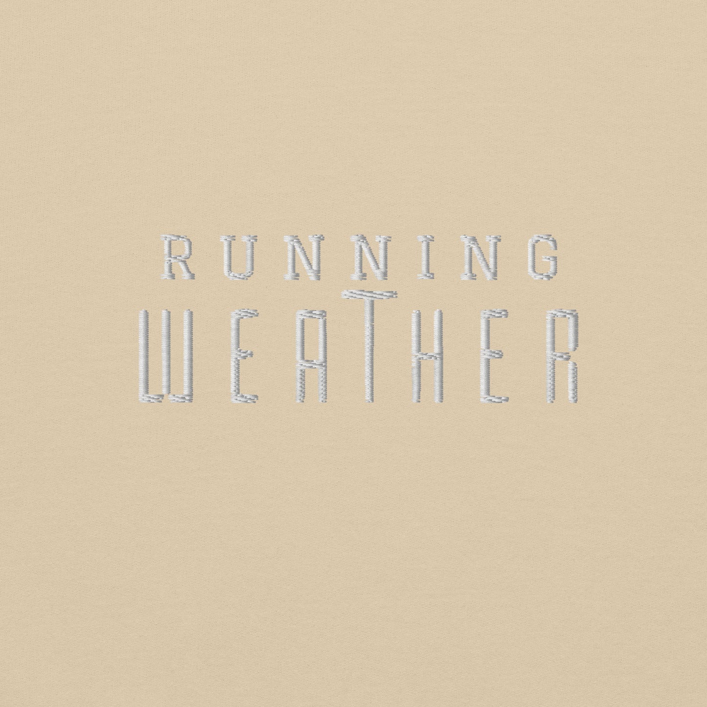 Running Weather Embroidered Fitness Hoodie - CFFEEBRE