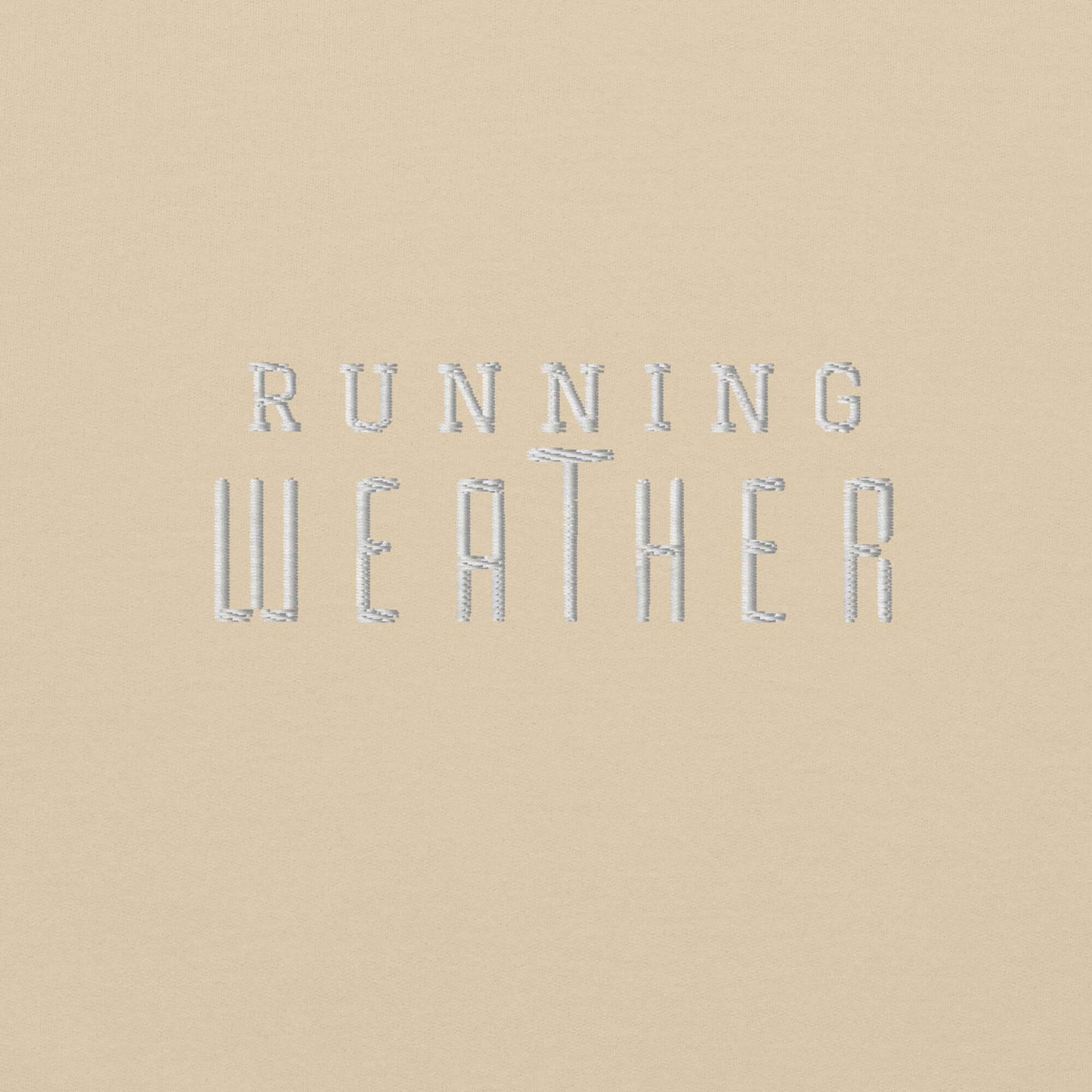 Running Weather Embroidered Fitness Hoodie - CFFEEBRE