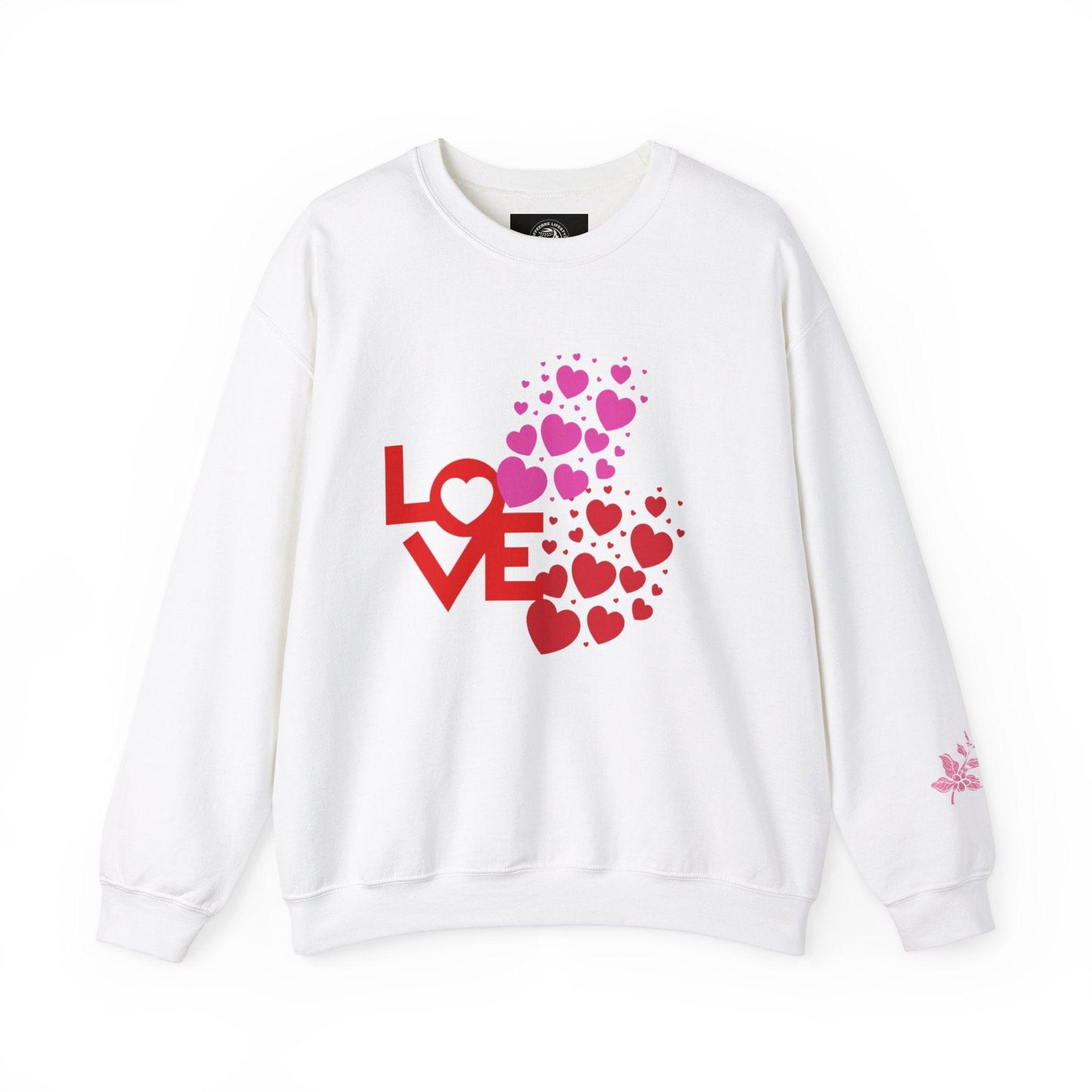Valentine's Love Heart Unisex Heavy Blend™ Crewneck Sweatshirt - COFFEEBRE