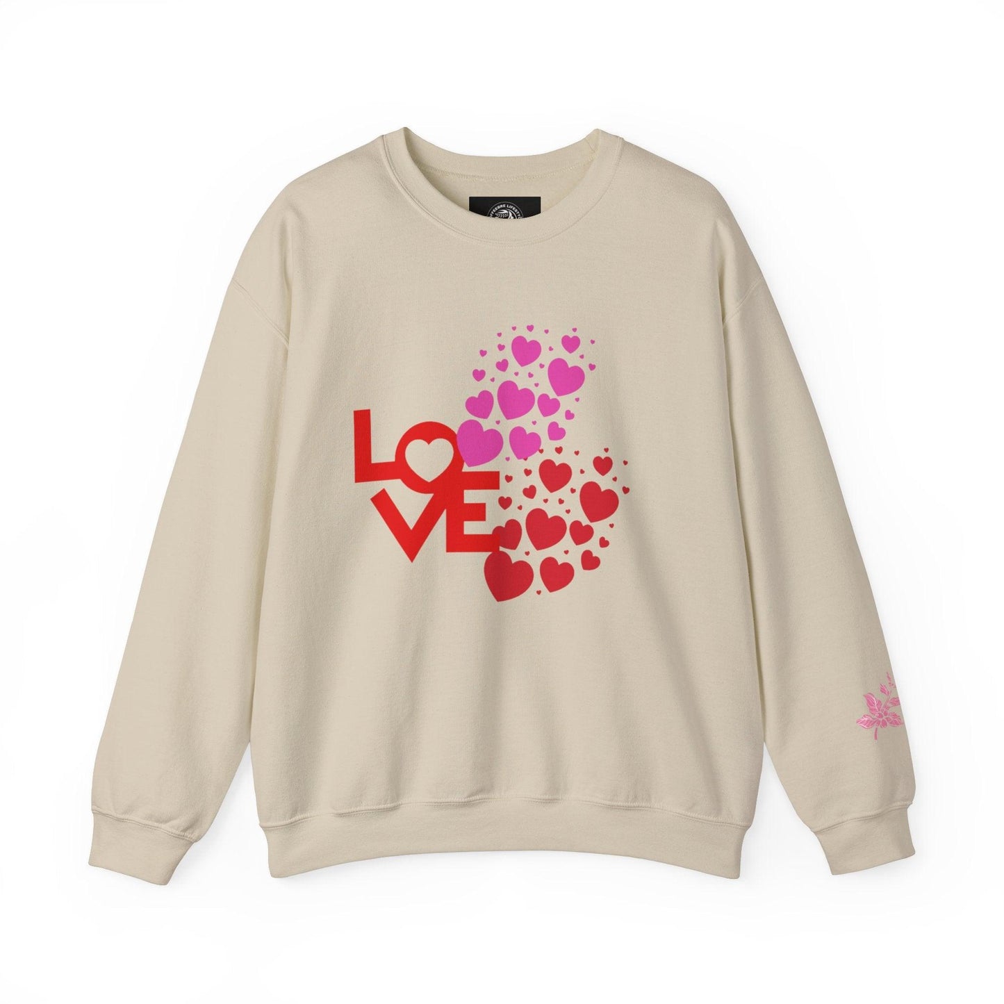 Valentine's Love Heart Unisex Heavy Blend™ Crewneck Sweatshirt - COFFEEBRE