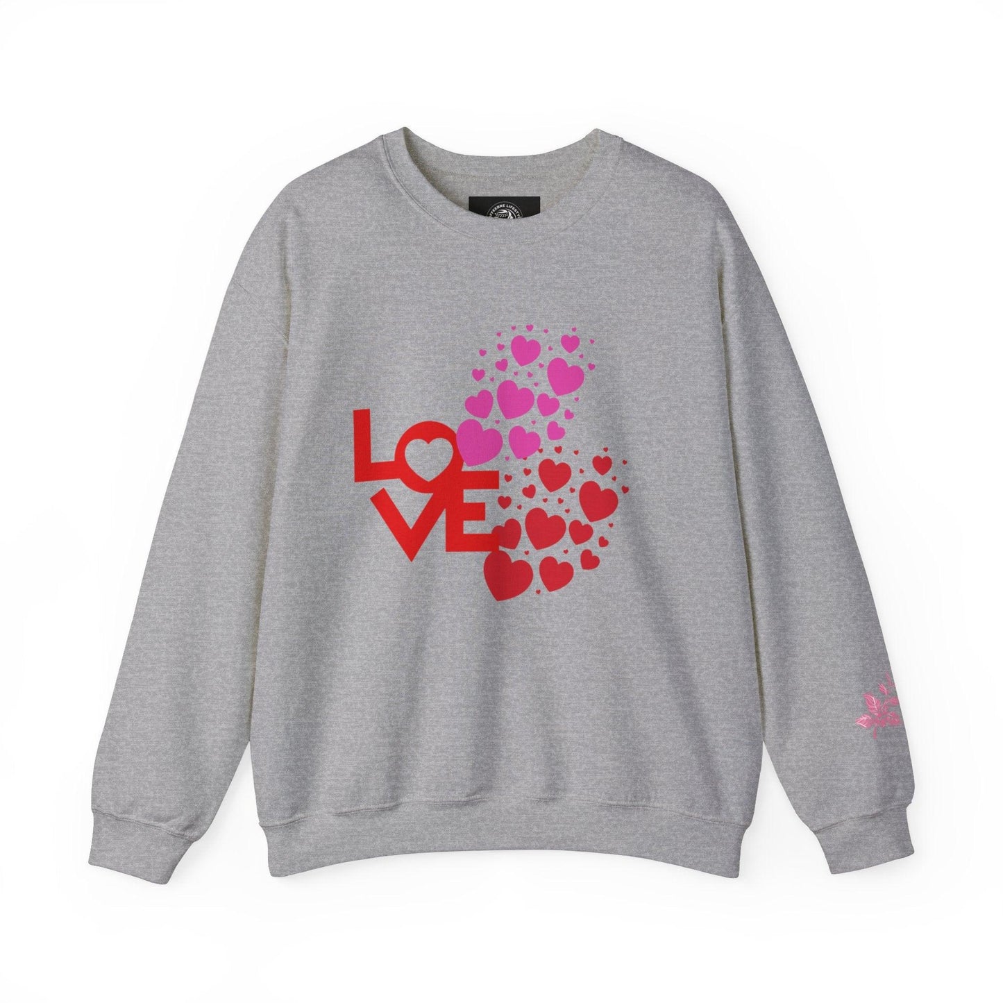 Valentine's Love Heart Unisex Heavy Blend™ Crewneck Sweatshirt - COFFEEBRE