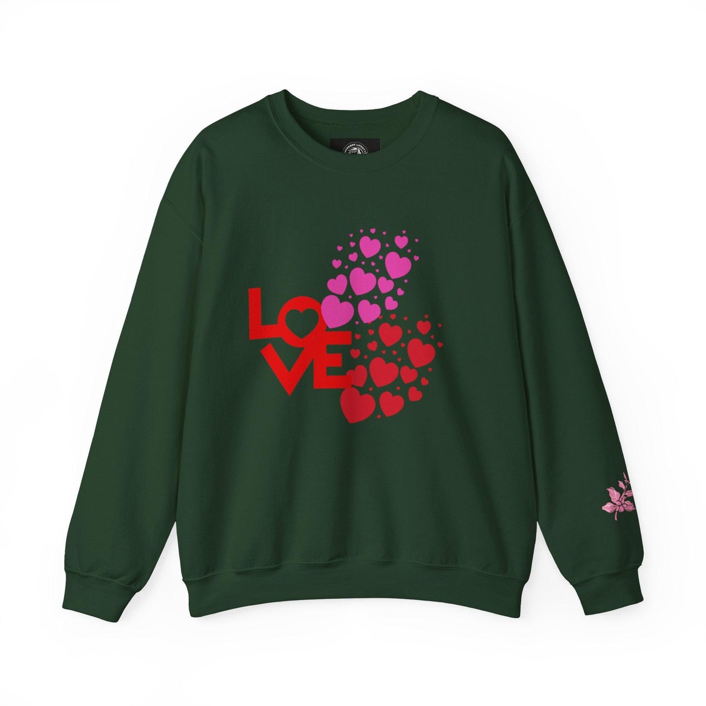 Valentine's Love Heart Unisex Heavy Blend™ Crewneck Sweatshirt - COFFEEBRE