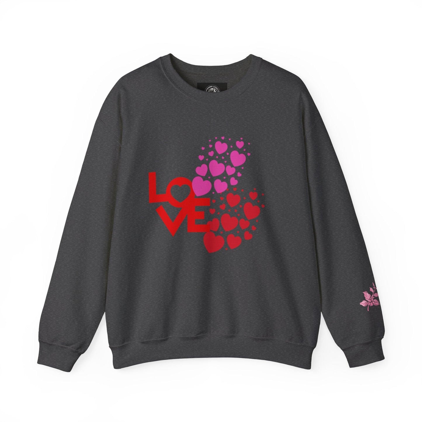 Valentine's Love Heart Unisex Heavy Blend™ Crewneck Sweatshirt - COFFEEBRE