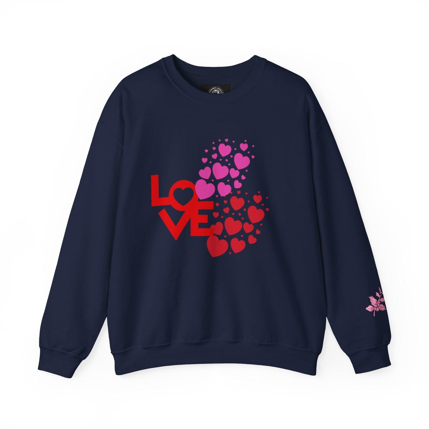 Valentine's Love Heart Unisex Heavy Blend™ Crewneck Sweatshirt - COFFEEBRE