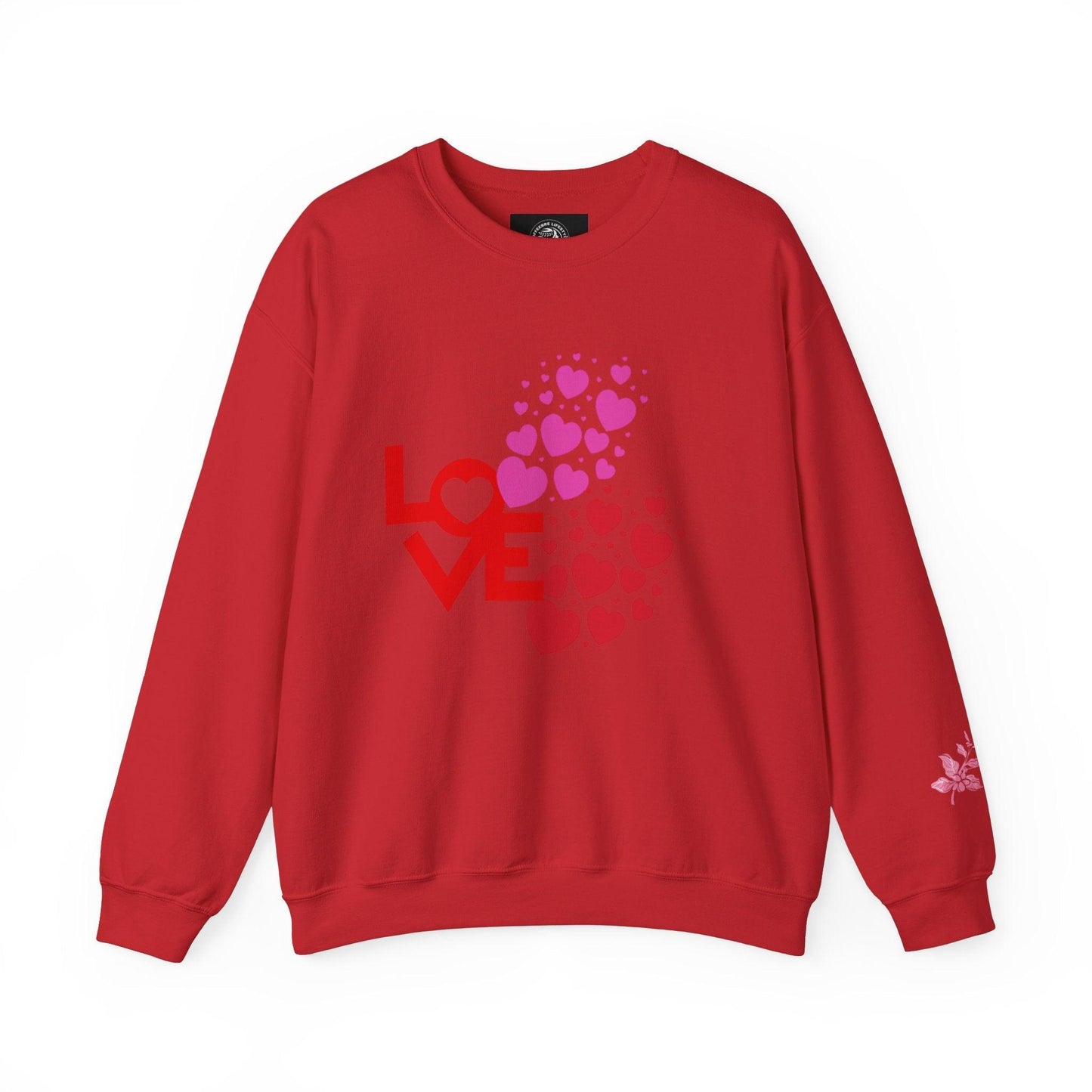 Valentine's Love Heart Unisex Heavy Blend™ Crewneck Sweatshirt - COFFEEBRE