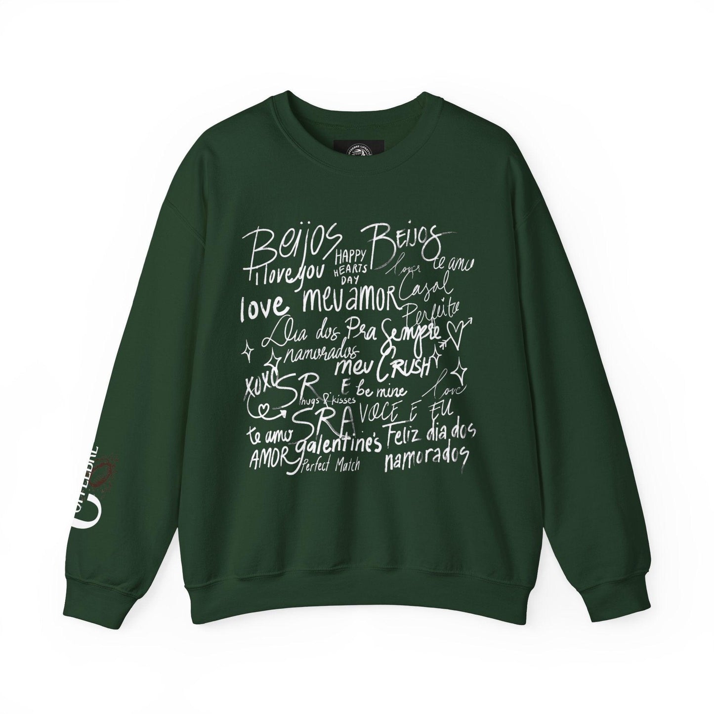 Valentine's Script Unisex Crewneck Sweatshirt - COFFEEBRE