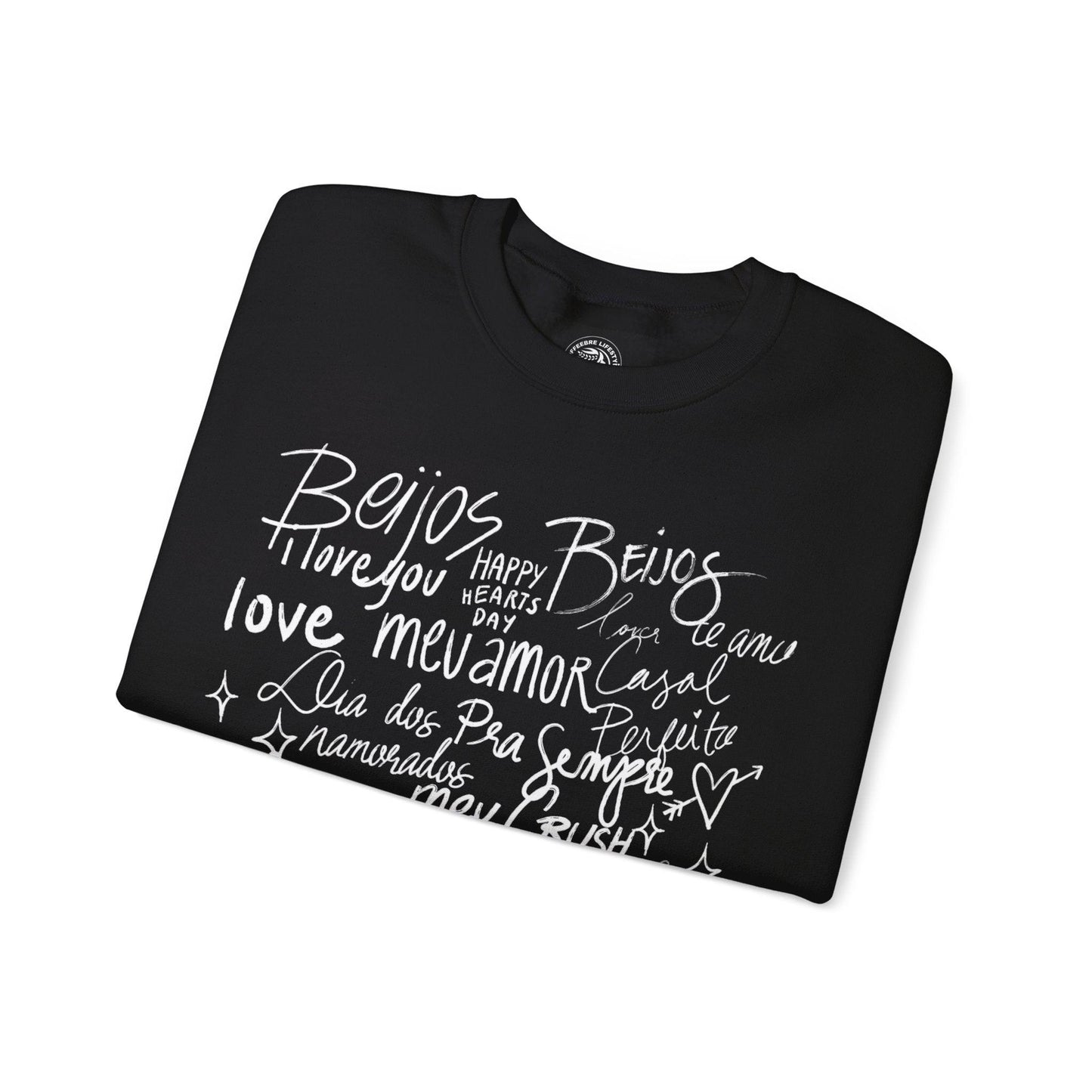 Valentine's Script Unisex Crewneck Sweatshirt - COFFEEBRE