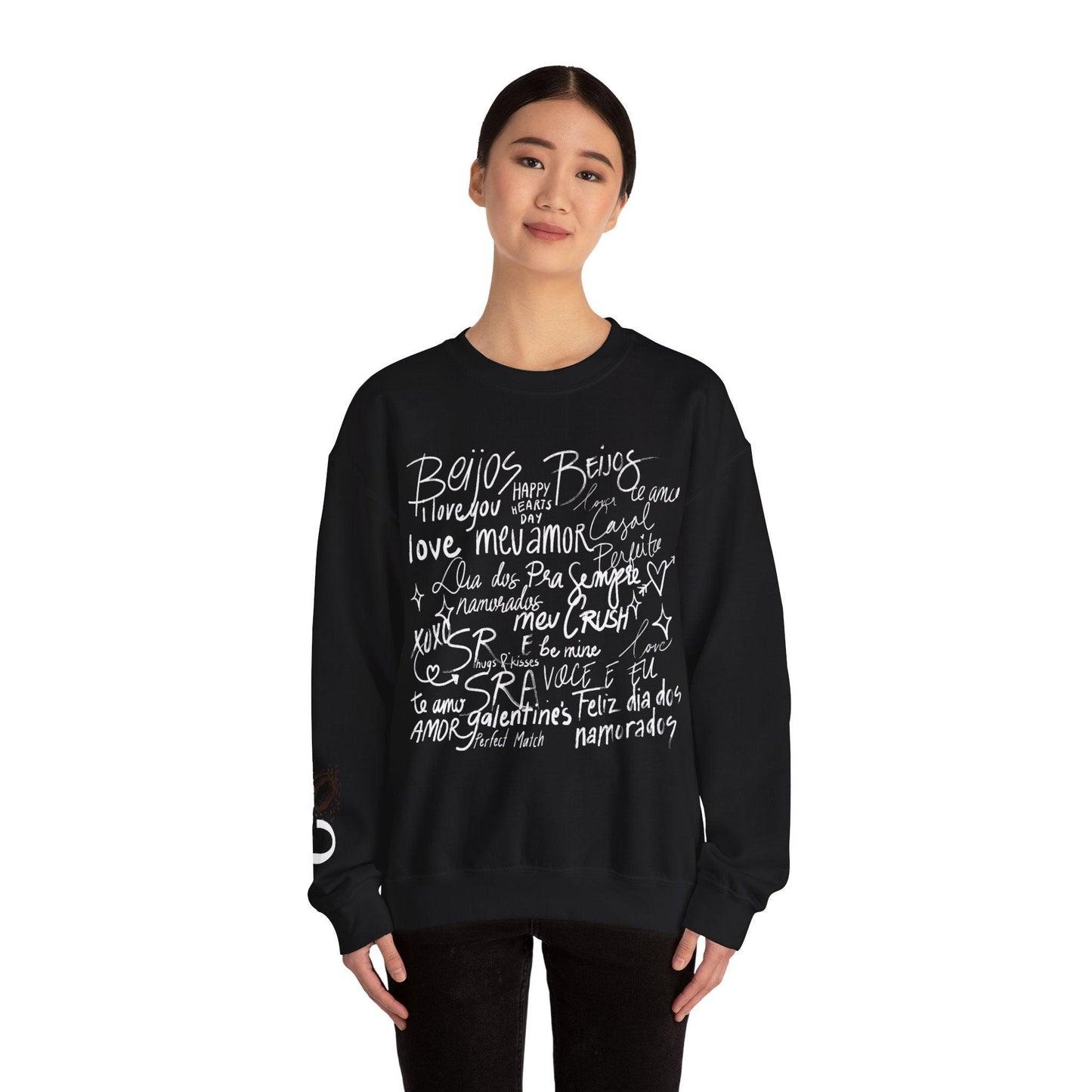 Valentine's Script Unisex Crewneck Sweatshirt - COFFEEBRE