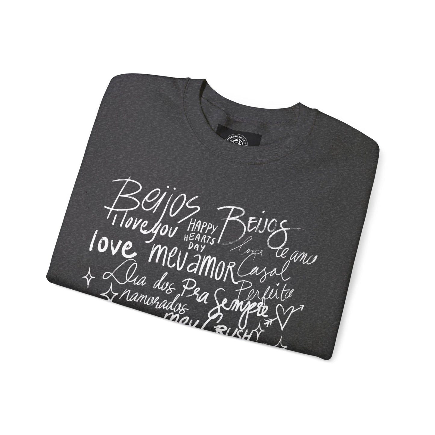 Valentine's Script Unisex Crewneck Sweatshirt - COFFEEBRE