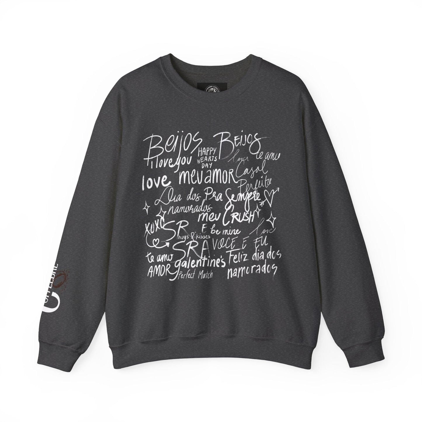 Valentine's Script Unisex Crewneck Sweatshirt - COFFEEBRE