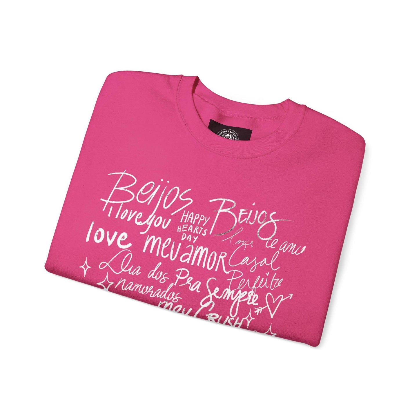 Valentine's Script Unisex Crewneck Sweatshirt - COFFEEBRE