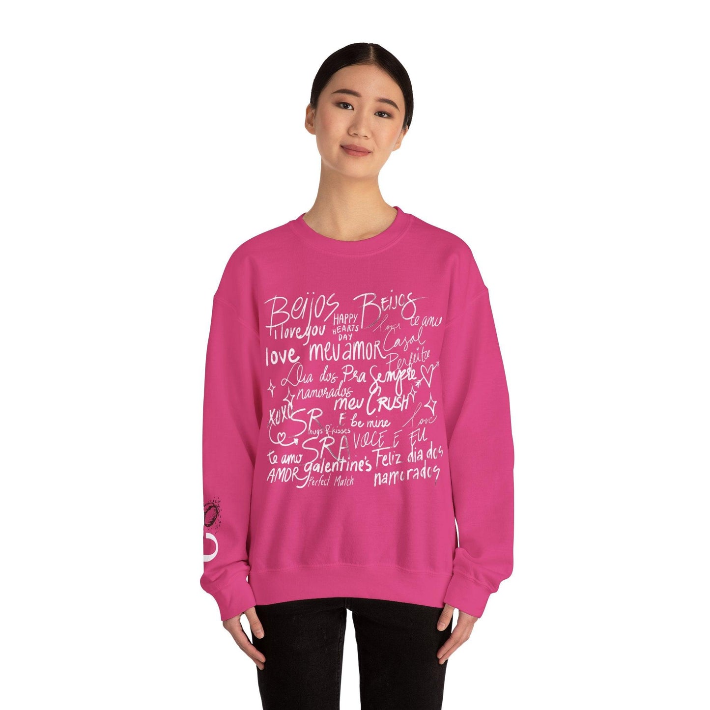 Valentine's Script Unisex Crewneck Sweatshirt - COFFEEBRE