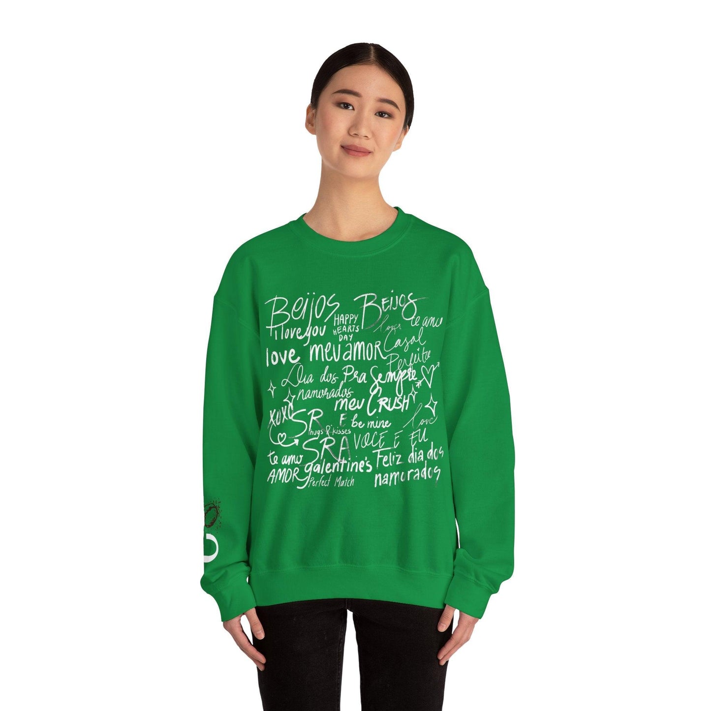 Valentine's Script Unisex Crewneck Sweatshirt - COFFEEBRE