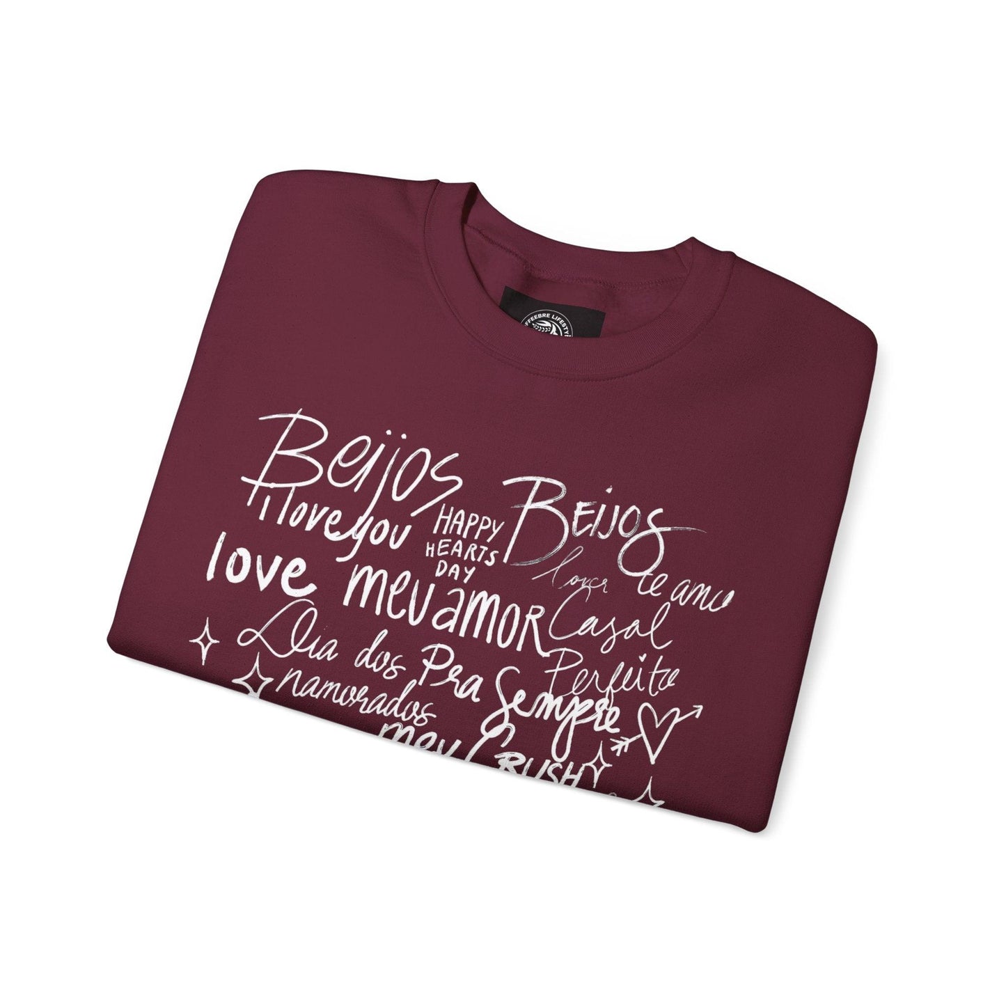 Valentine's Script Unisex Crewneck Sweatshirt - COFFEEBRE