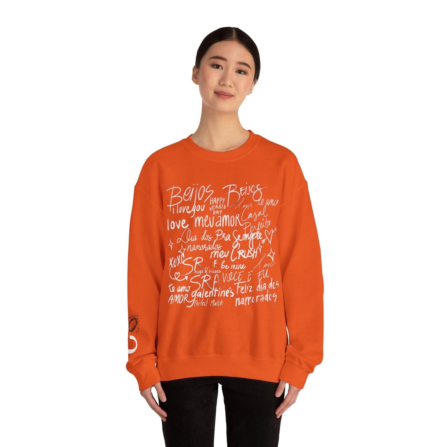 Valentine's Script Unisex Crewneck Sweatshirt - COFFEEBRE
