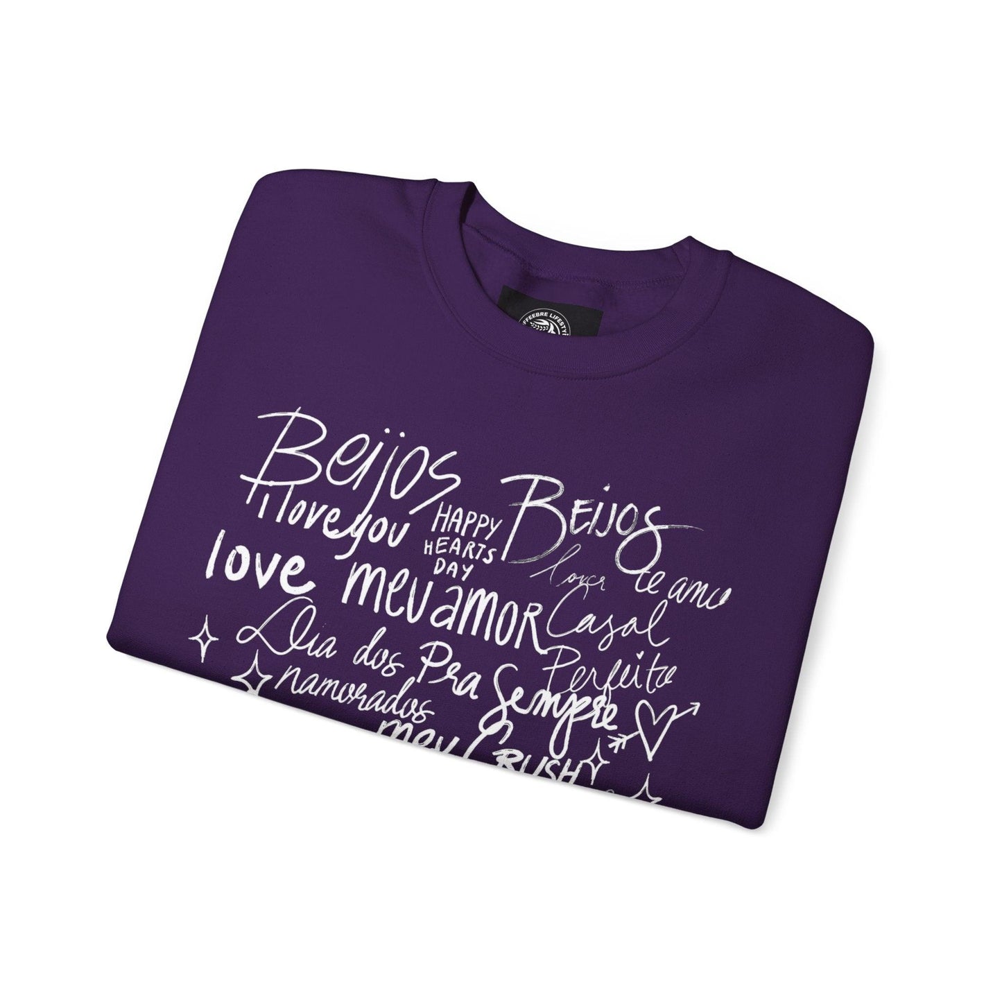 Valentine's Script Unisex Crewneck Sweatshirt - COFFEEBRE