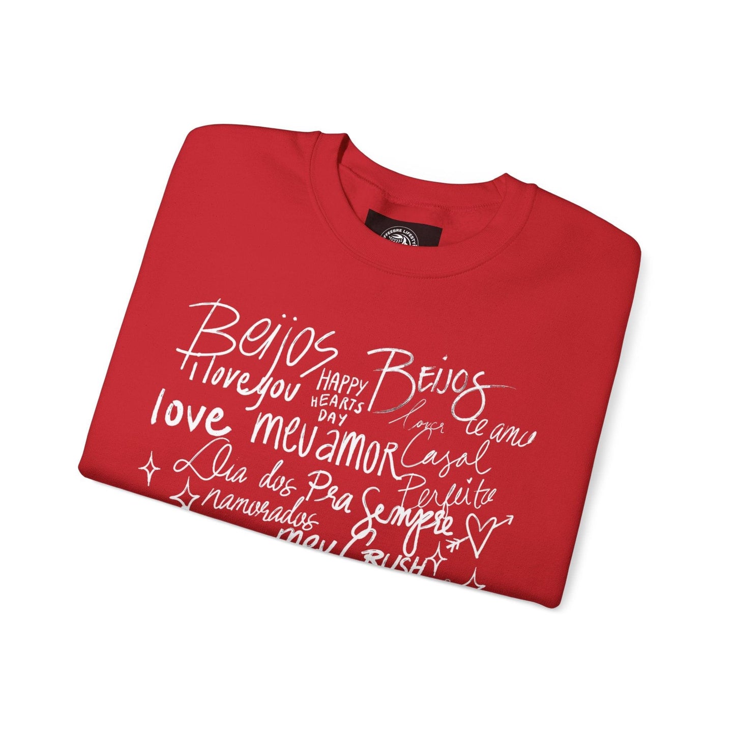 Valentine's Script Unisex Crewneck Sweatshirt - COFFEEBRE