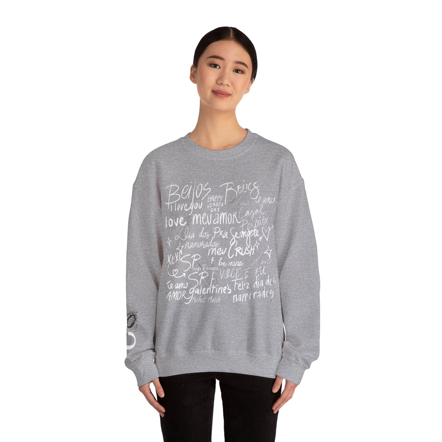 Valentine's Script Unisex Crewneck Sweatshirt - COFFEEBRE