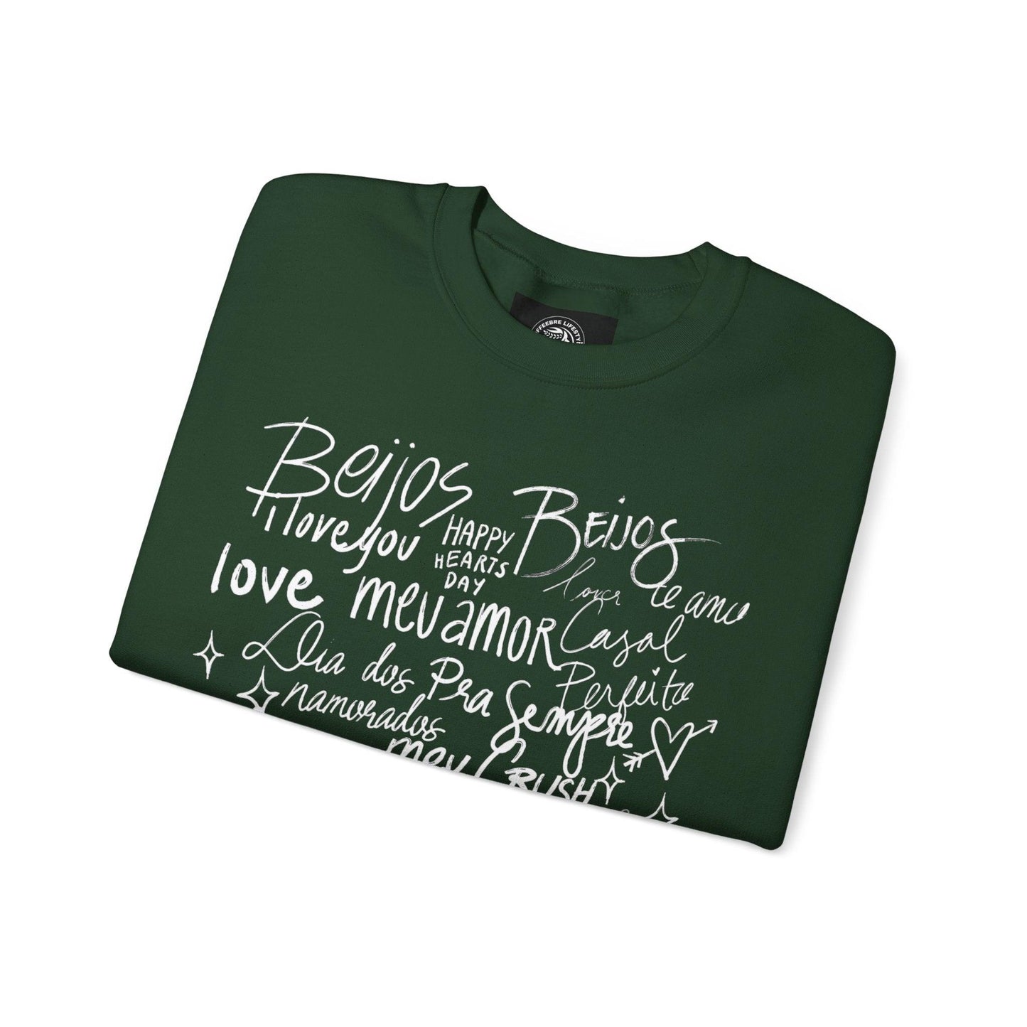 Valentine's Script Unisex Crewneck Sweatshirt - COFFEEBRE