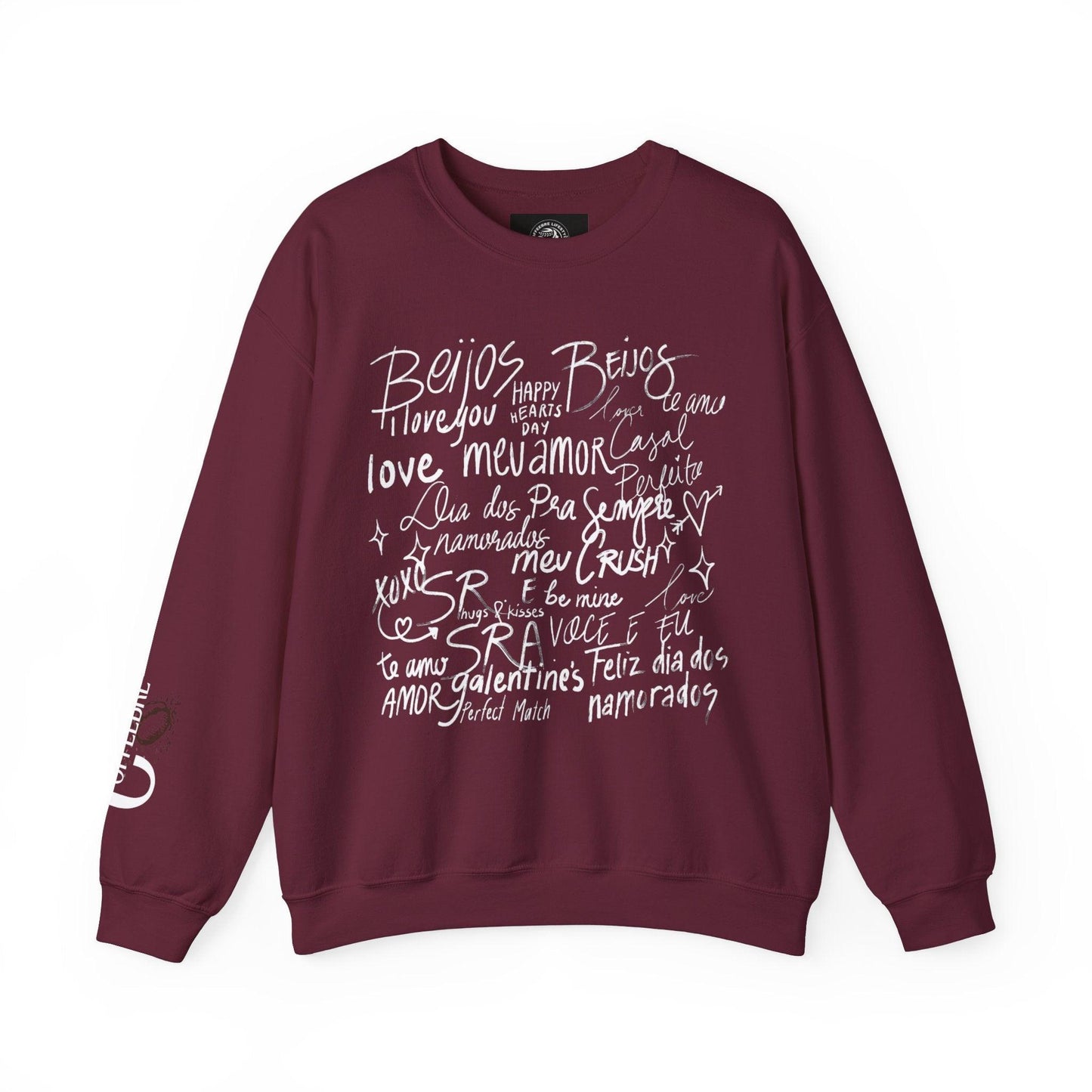 Valentine's Script Unisex Crewneck Sweatshirt - COFFEEBRE