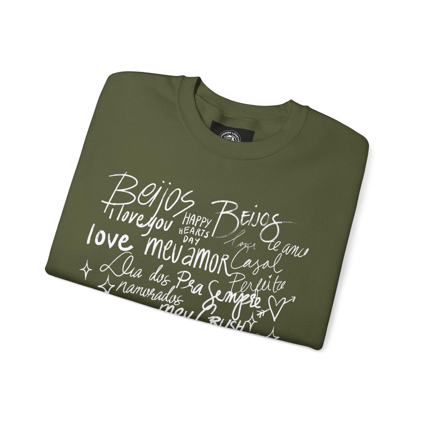 Valentine's Script Unisex Crewneck Sweatshirt - COFFEEBRE