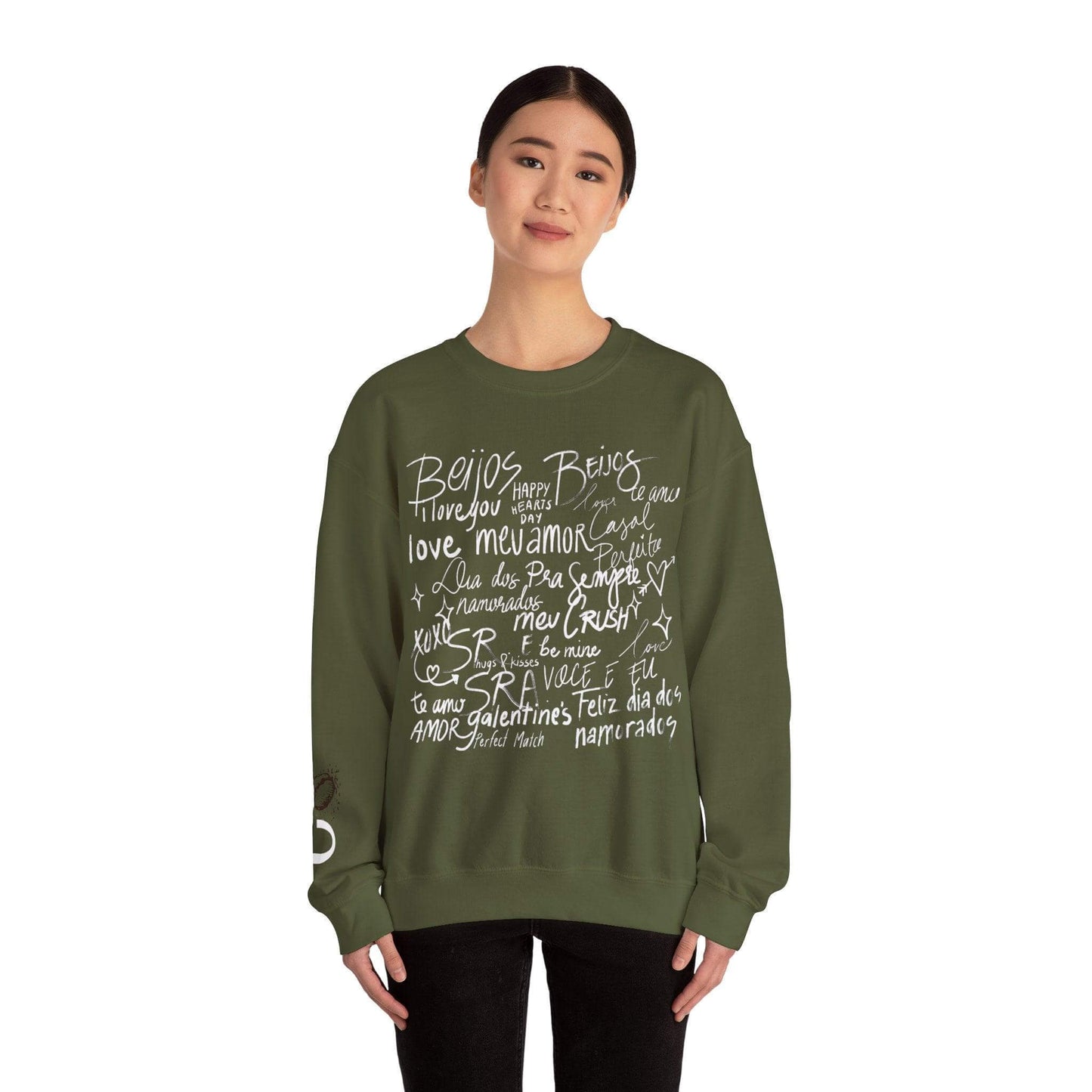Valentine's Script Unisex Crewneck Sweatshirt - COFFEEBRE