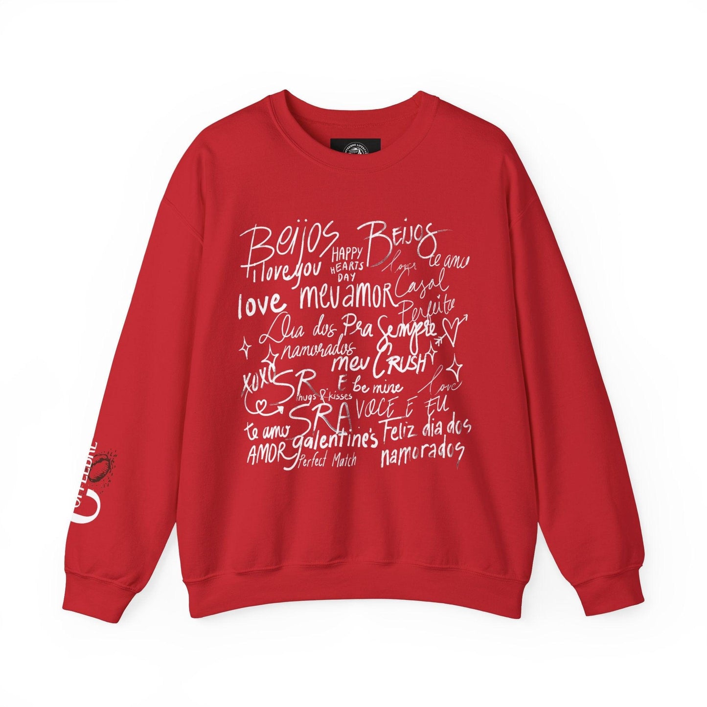 Valentine's Script Unisex Crewneck Sweatshirt - COFFEEBRE
