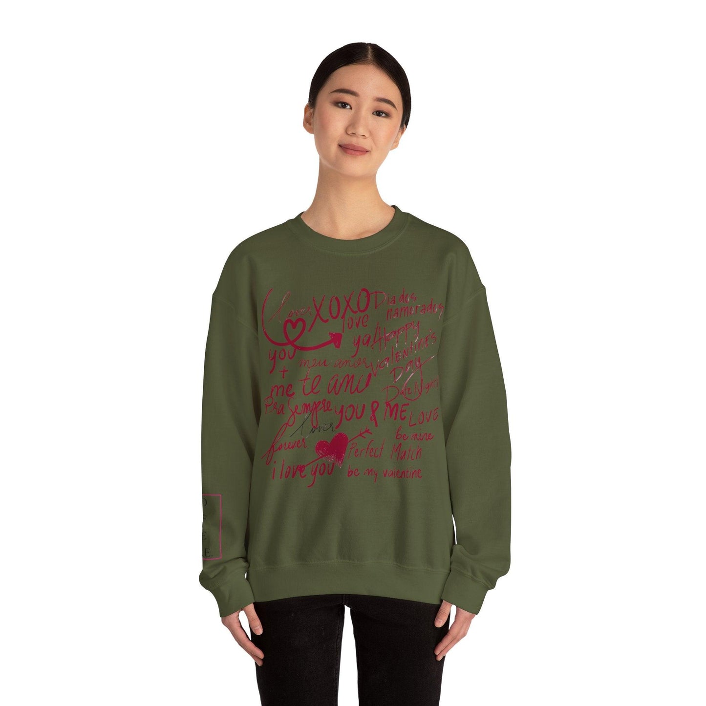 Valentines Unisex Signature Crewneck Sweatshirt - COFFEEBRE