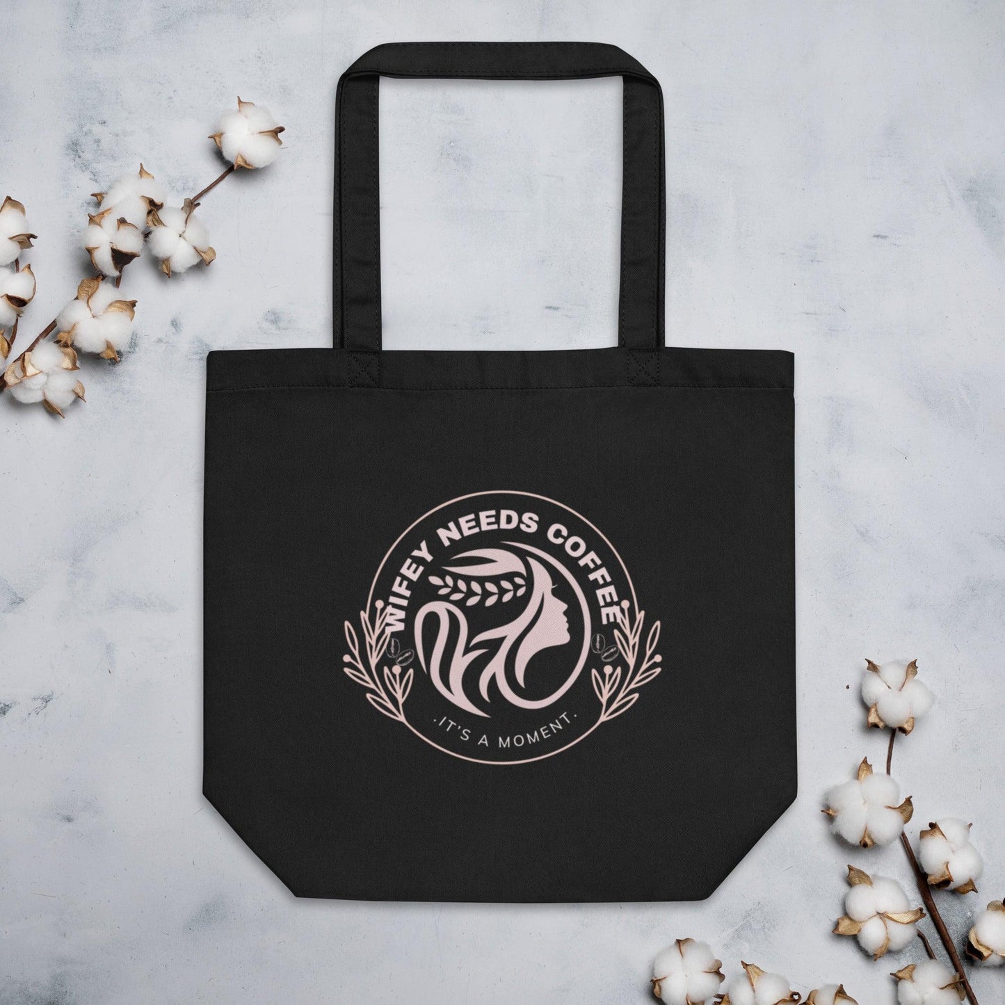 Wifey Needs Coffee Shopping and Gym Eco Tote Bag - COFFEEBRE