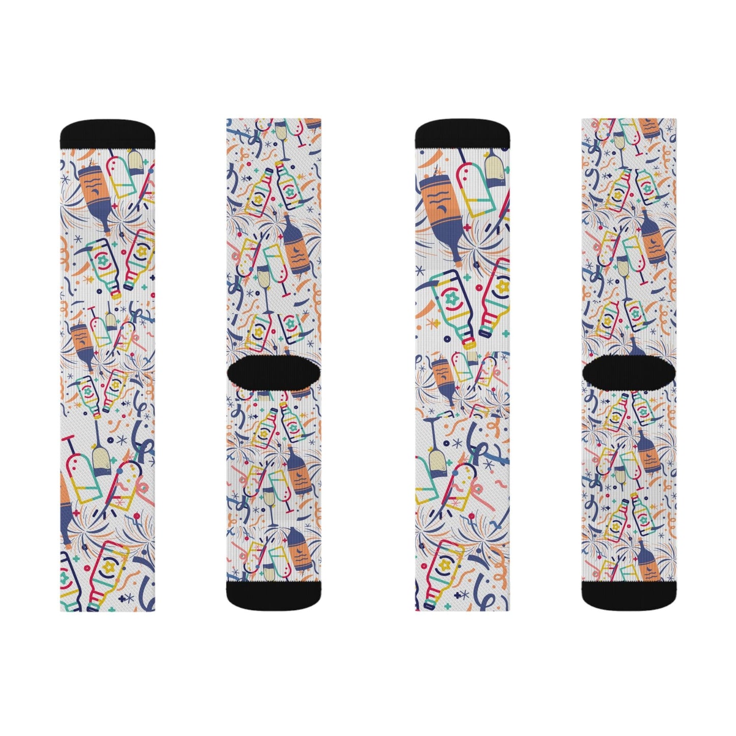 Wine and Cocktail Party Socks