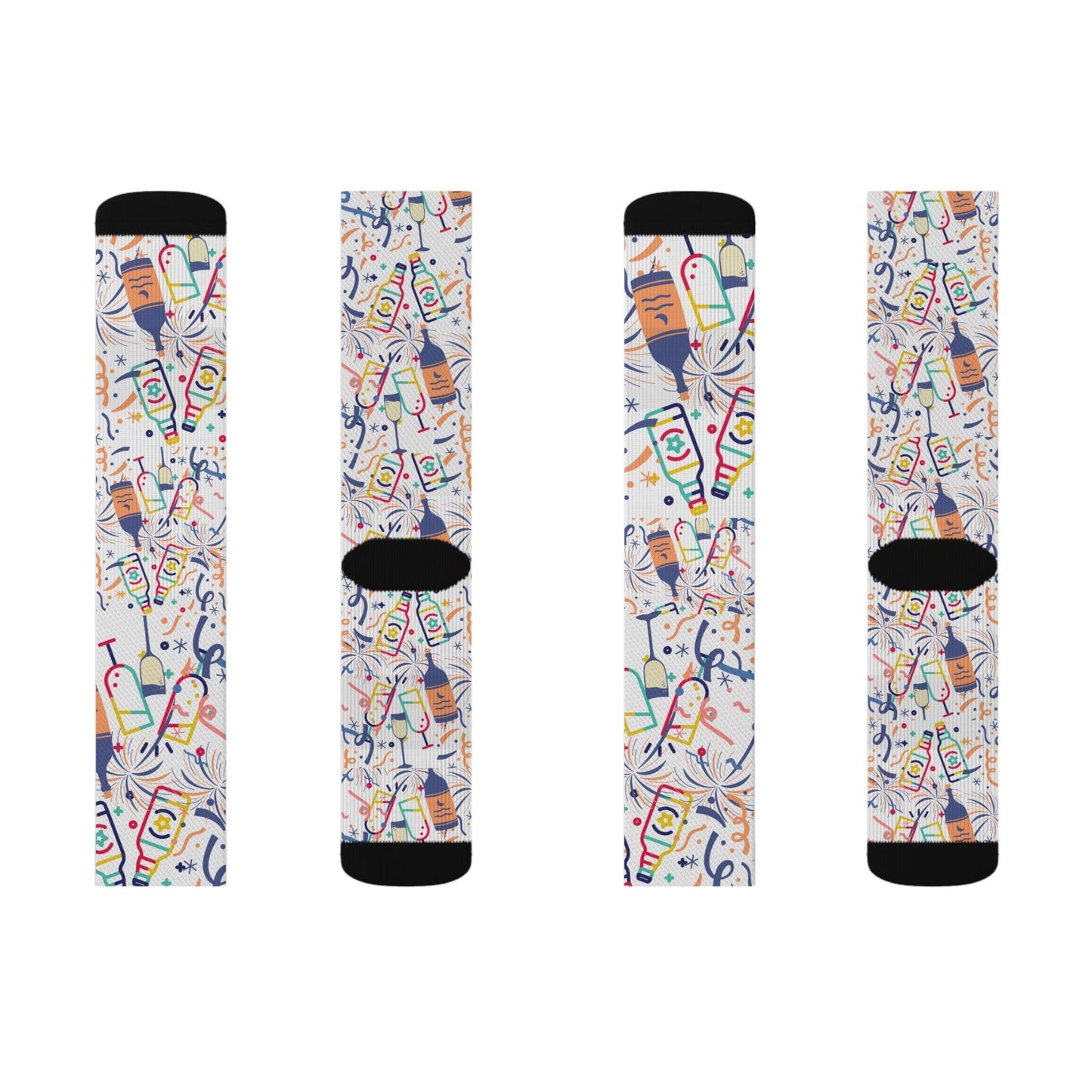 Wine and Cocktail Party SocksWine and Cocktail Party Socks