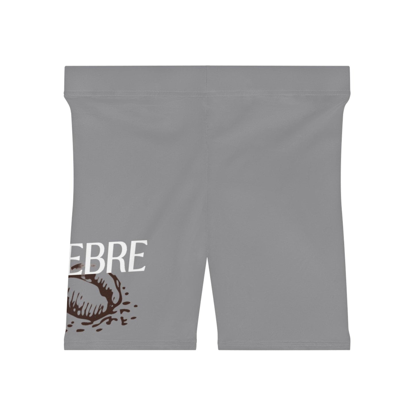 Women's Grey Biker Shorts