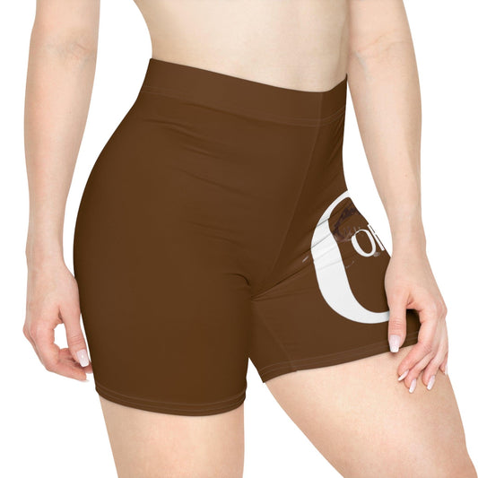Women's Latte Biker Shorts