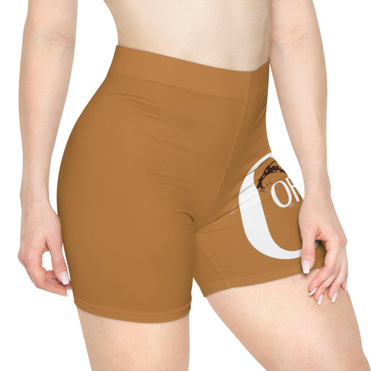 Women's Mocha Biker Shorts