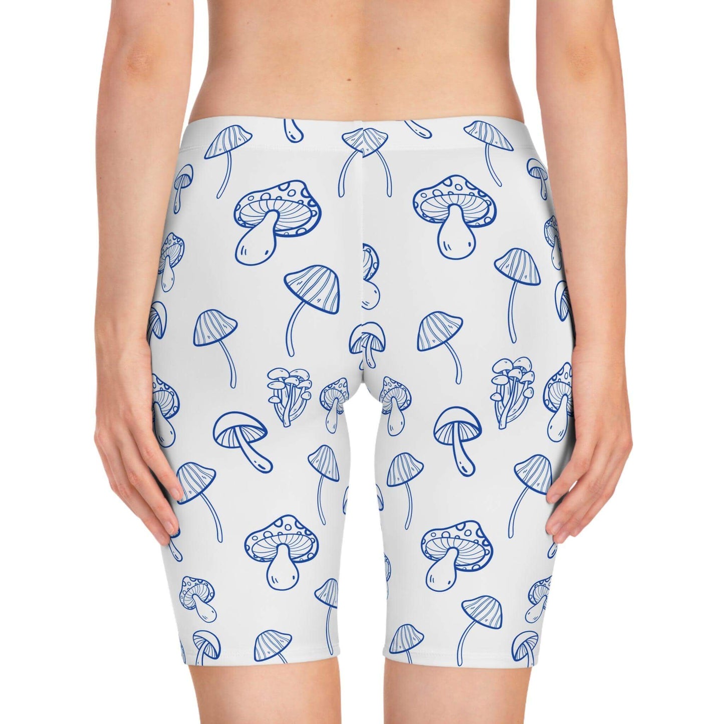 Women's Mushroom Bike Shorts - COFFEEBRE