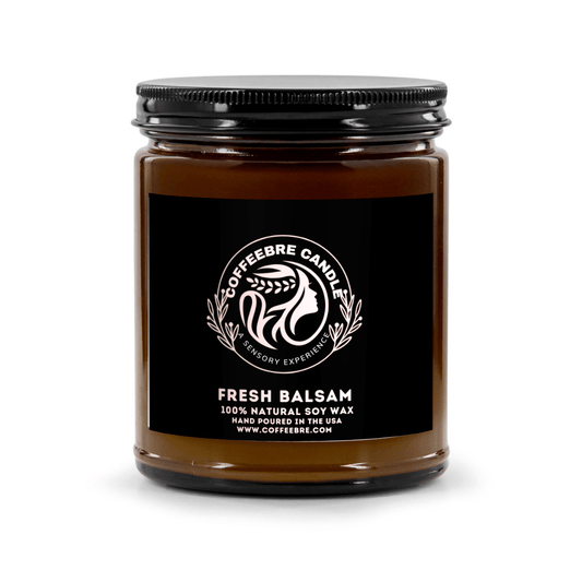 Coffeebre Luxury Fresh Balsam Scented Soy Candle, 9oz - COFFEEBRE