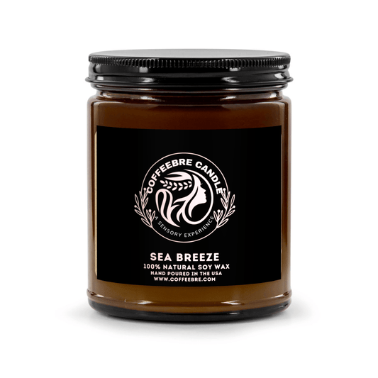 Coffeebre Luxury Sea Breeze Scented Soy Candle, 9oz - COFFEEBRE