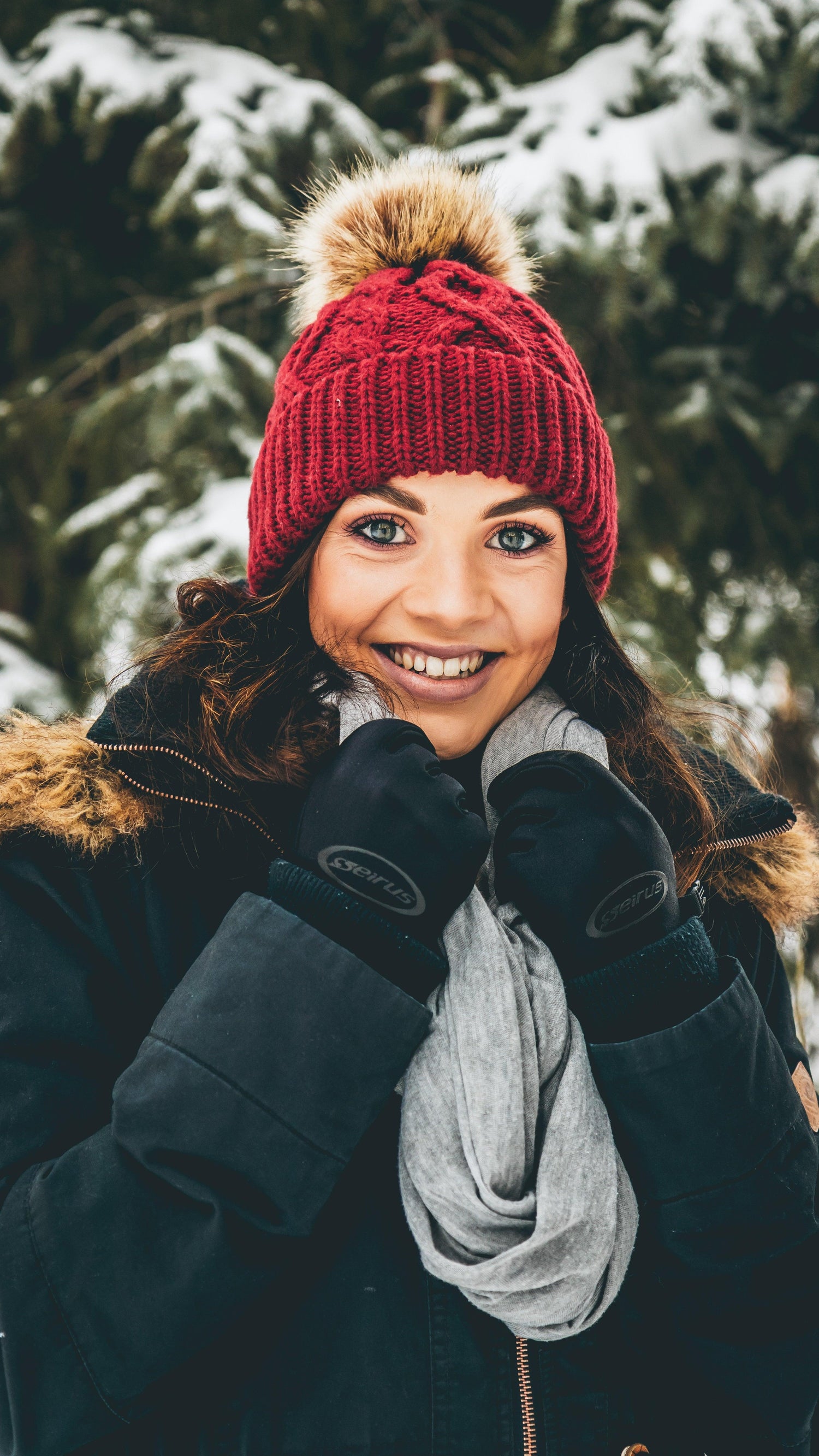 Embroidery Beanie Hat - COFFEEBRE