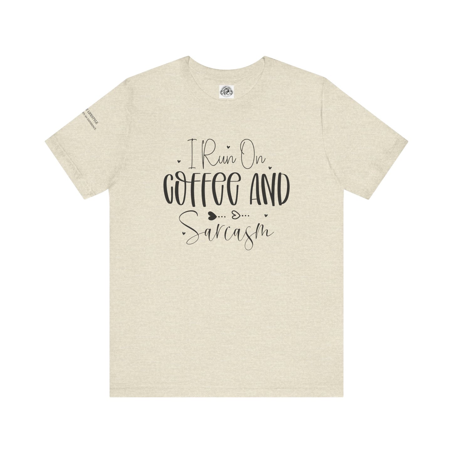 Fitness T-Shirt - I Run On Coffee Workout Shirt