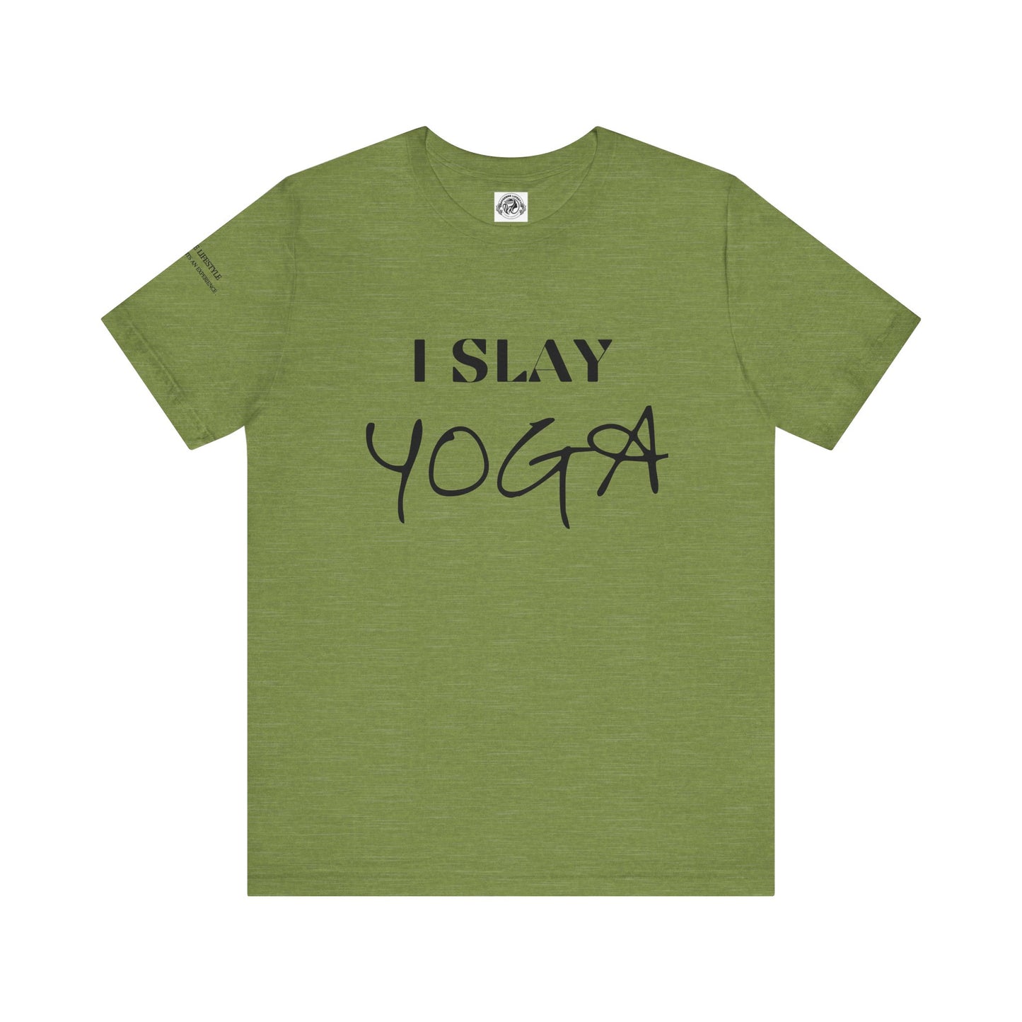 I Slay Yoga Workout T-Shirt - COFFEEBRE